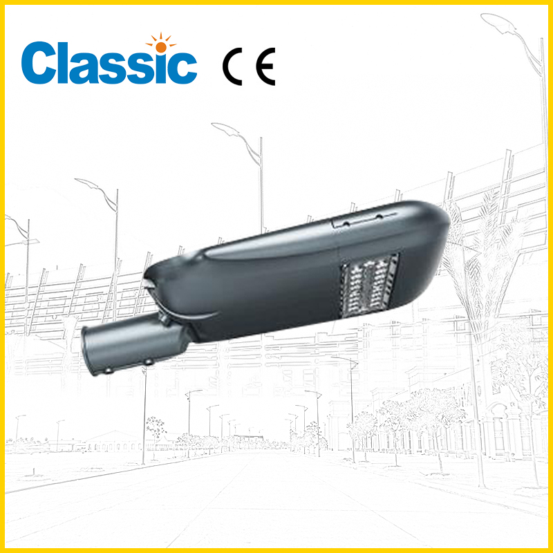 JD-1037 PMMA การออกแบบเลนส์แบบแยกส่วน IK08 ไฟถนน LED